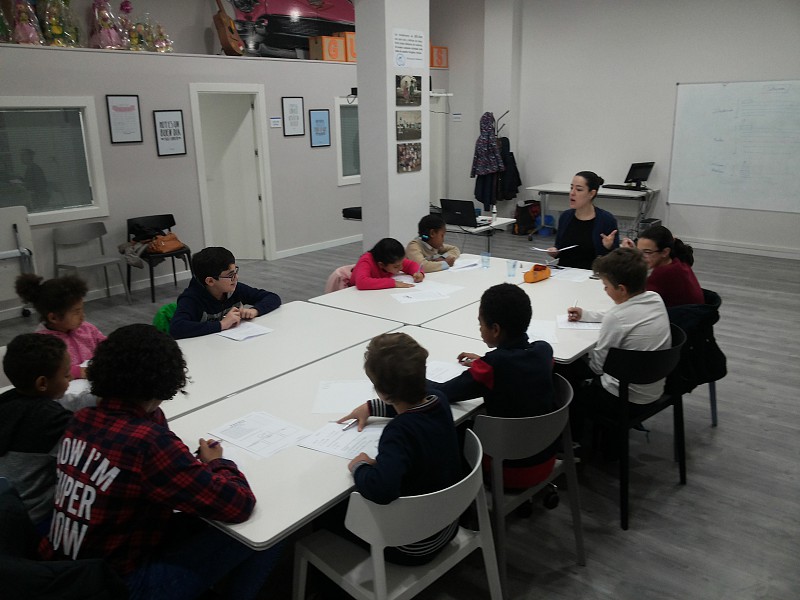 Los participantes en el taller de técnicas de estudio